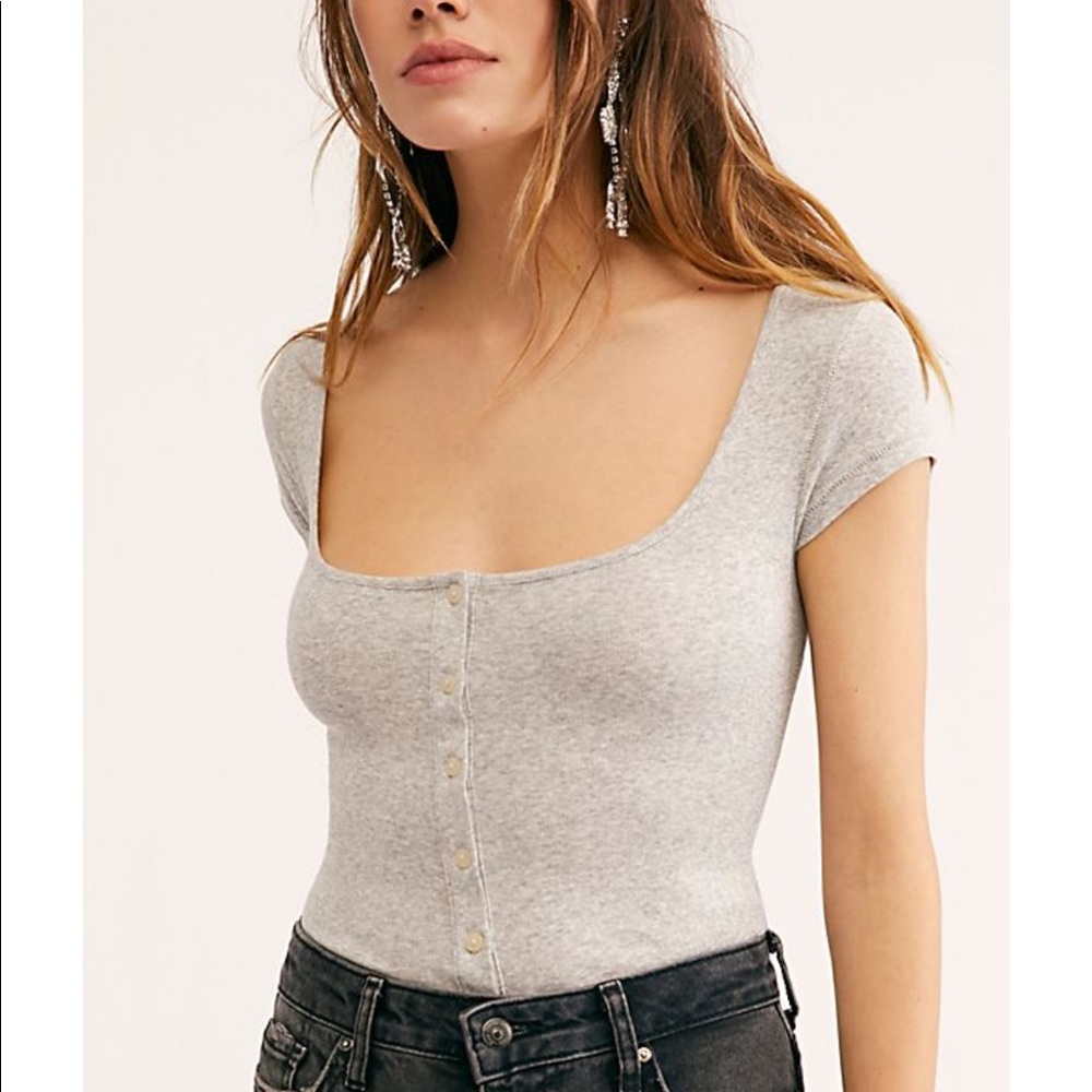 Free People Long Road Tee